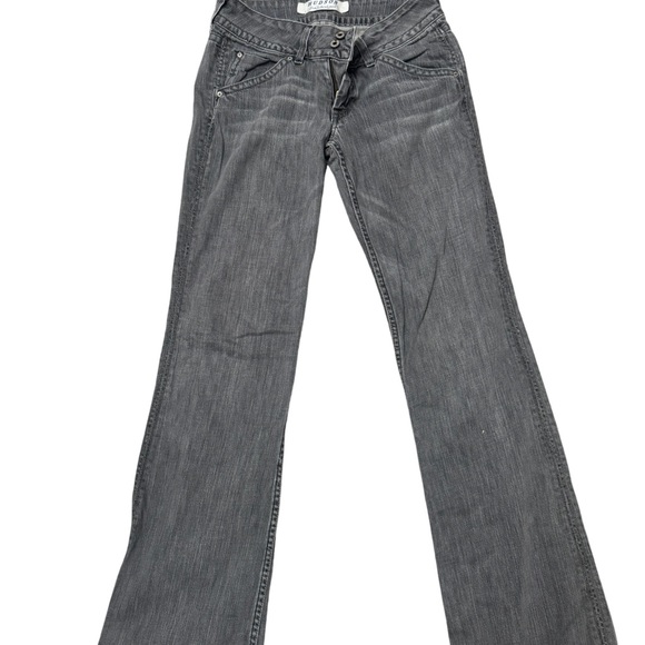 Hudson Jeans Denim - Vintage Hudson Jeans Women's Charcoal Boot Cut super low rise